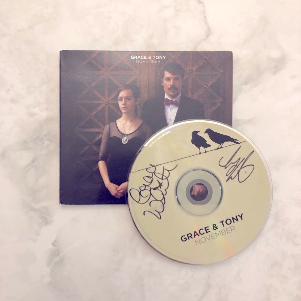 Signed ~~ Grace & Tony – November CD